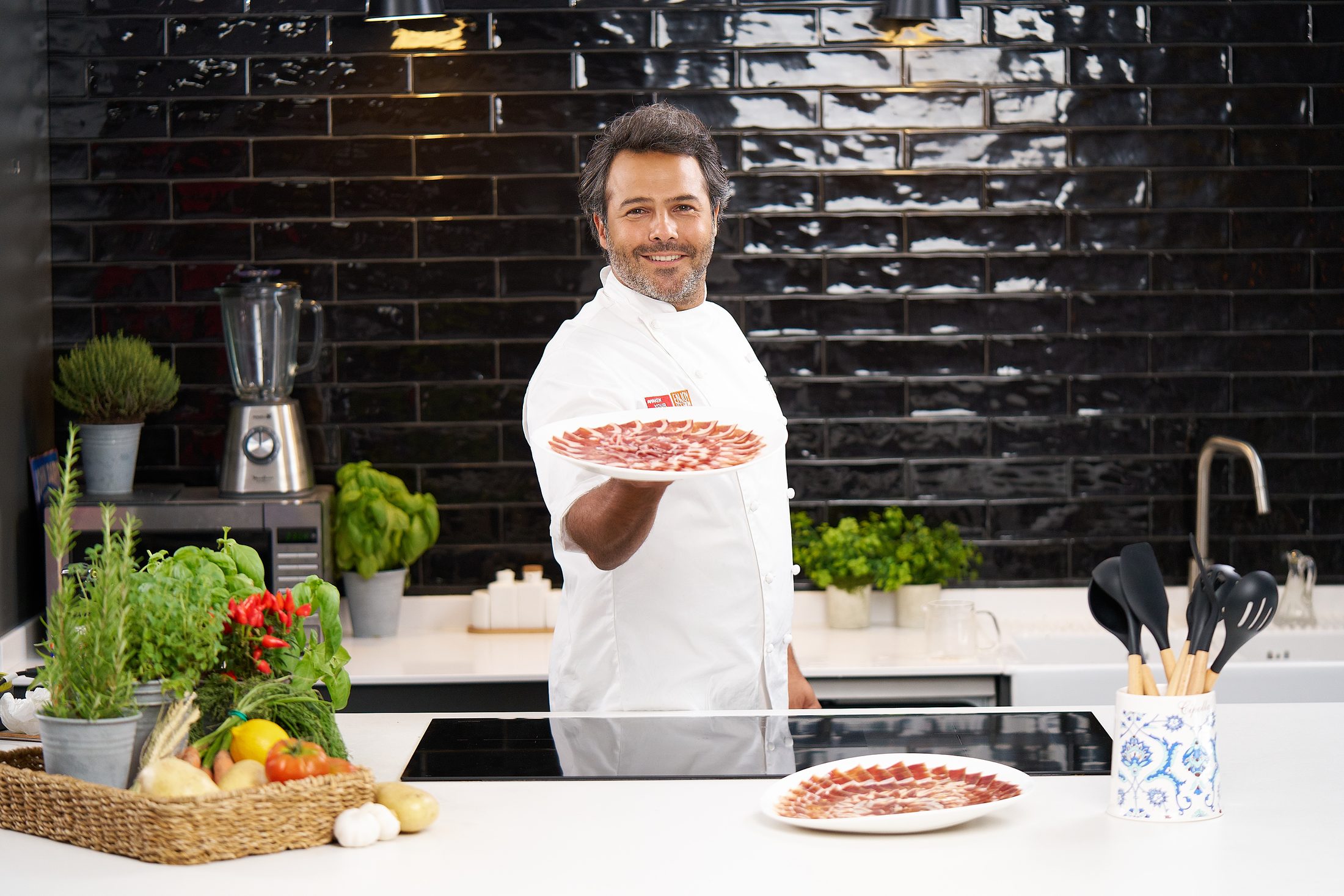 Chef Omar Allihboy at the Ibérico School